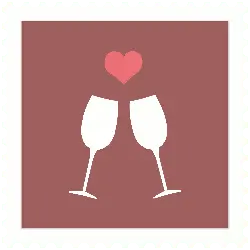 Heart Glasses - romance - No Background PNG