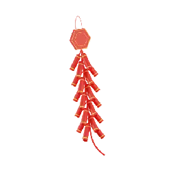 Firecrackers - decoration - holiday - PNG Images