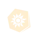 Sun Logo - hexagon - High Resolution PNG