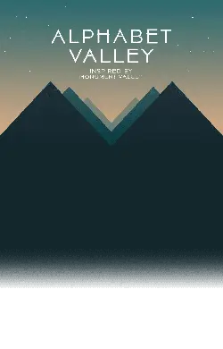 Alphabet Valley - leisure - High Resolution PNG
