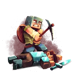 Pixel Warrior - fighting - Transparent Layer PNG