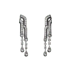 Diamond Earrings - PNG