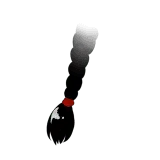 Cat with Red Spot - nighttime - Transparent Layer PNG