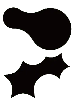 Abstract Shapes - black - Lossless PNG