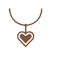Heart Necklace - accessory - No Watermark PNG
