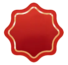 Red Badge - sign - Free PNG
