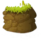 Grass Covered Rock - growth - High Resolution PNG