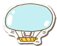 Hot Air Balloon - illustration - Transparent Background PNG