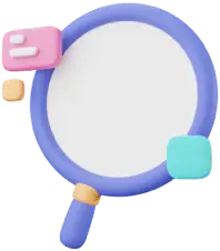 Magnifying Glass - cartoon - High Resolution PNG