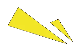 Yellow Arrow - simple - Free Download PNG