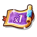 Purple Scroll - No Background PNG