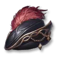 Red Feather Helmet - helmet - High Resolution PNG