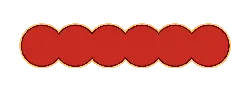 Red Ring Chain - red - No Watermark PNG