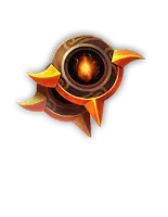 Phoenix - orange - mythical creature - Transparent Background PNG