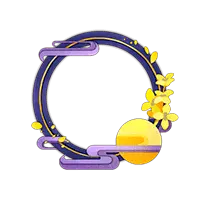Flower Moon Ring - ring - Lossless PNG
