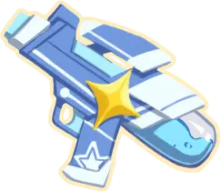 Blue Handgun - game prop - Transparent Layer PNG