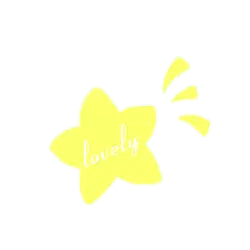 Lovely Star - star - Transparent Background PNG