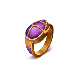 Purple Gemstone Ring - ring - PNG