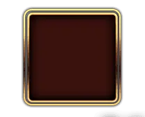 Brown Button - simple - PNG