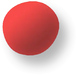 Red Circle Object - gradient - No Background PNG