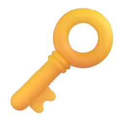 Gold Key - High Resolution PNG