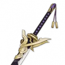 Purple Gold Sword - Trending PNG