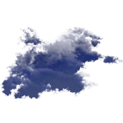 Clouds in the Night Sky - night - blue - No Watermark PNG