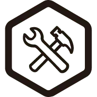 Wrench and Hammer Logo - industry - Transparent Layer PNG