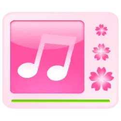 Pink Music Icon - music - Transparent Layer PNG