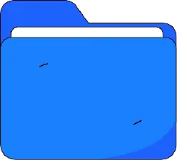 Blue Folder - office - Highly Rated PNG