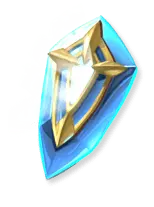 Blue Crystal Shield - gem - No Background PNG