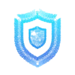 Blue Shield Emblem - design - No Watermark PNG