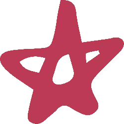 Pink Pentagram - graphic - High Resolution PNG
