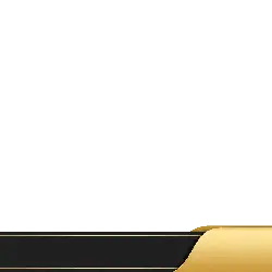 Black Background with Gold Decoration - high-end - Transparent Background PNG