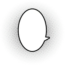 Speech Bubble - speech - white - PNG