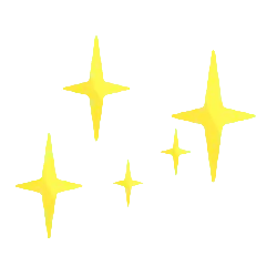 Gold Stars - decorative - PNG