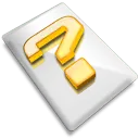 Gold Question Mark Icon - icon - Free Download PNG