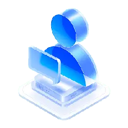 Blue Person Icon - icon - PNG