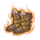 Fire Boots - game - High Resolution PNG