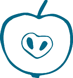Apple - outline - Designer Recommended PNG