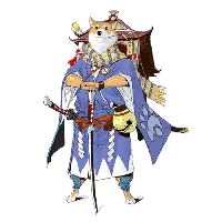 Fox Demon King - king - Transparent Background PNG