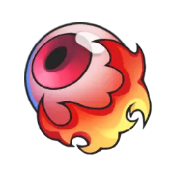 Fire Eye - red - Lossless PNG