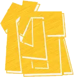 Yellow Geometric Shape - Designer Recommended PNG