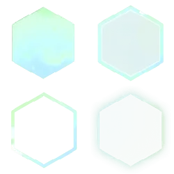 Hexagon Pattern - minimalistic - outline - No Background PNG