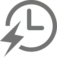 Lightning Clock - logo - PNG
