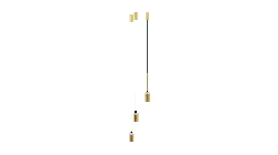 Gold Pendant Lights - lighting - No Watermark PNG