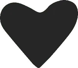 Black Heart Shape Pattern - graphic design - Transparent Background PNG