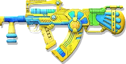 Futuristic Tech Rifle - mechanical - PNG Images