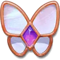 Butterfly Pendant - purple - No Watermark PNG