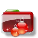Christmas Folder - shiny - No Background PNG